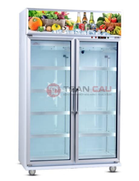 Tủ mát 2 cánh kính 2 Tủ mát siêu thị 2 cánh kính