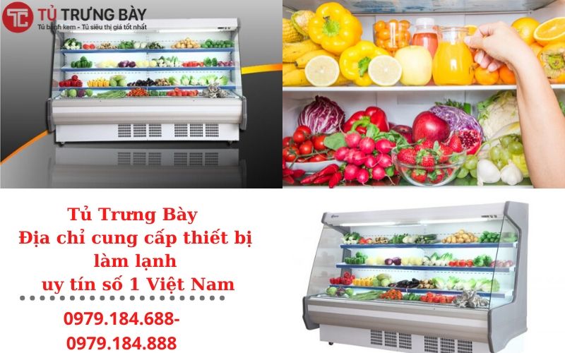 tu bao quan hoa qua trong sieu thi mini