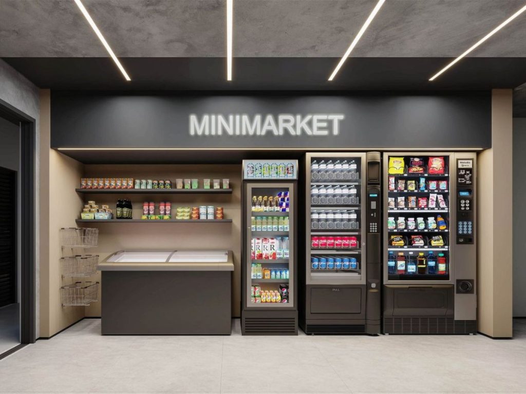 vị trí đặt tủ trưng bày nước ngọt